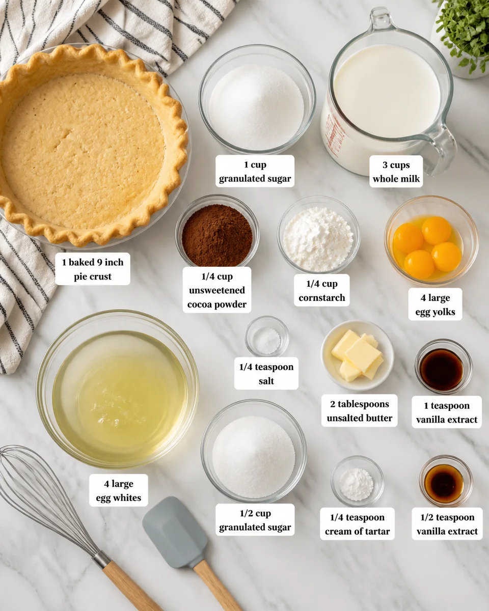 Easy Grandmas Chocolate Pie — Old Fashioned Southern Recipe