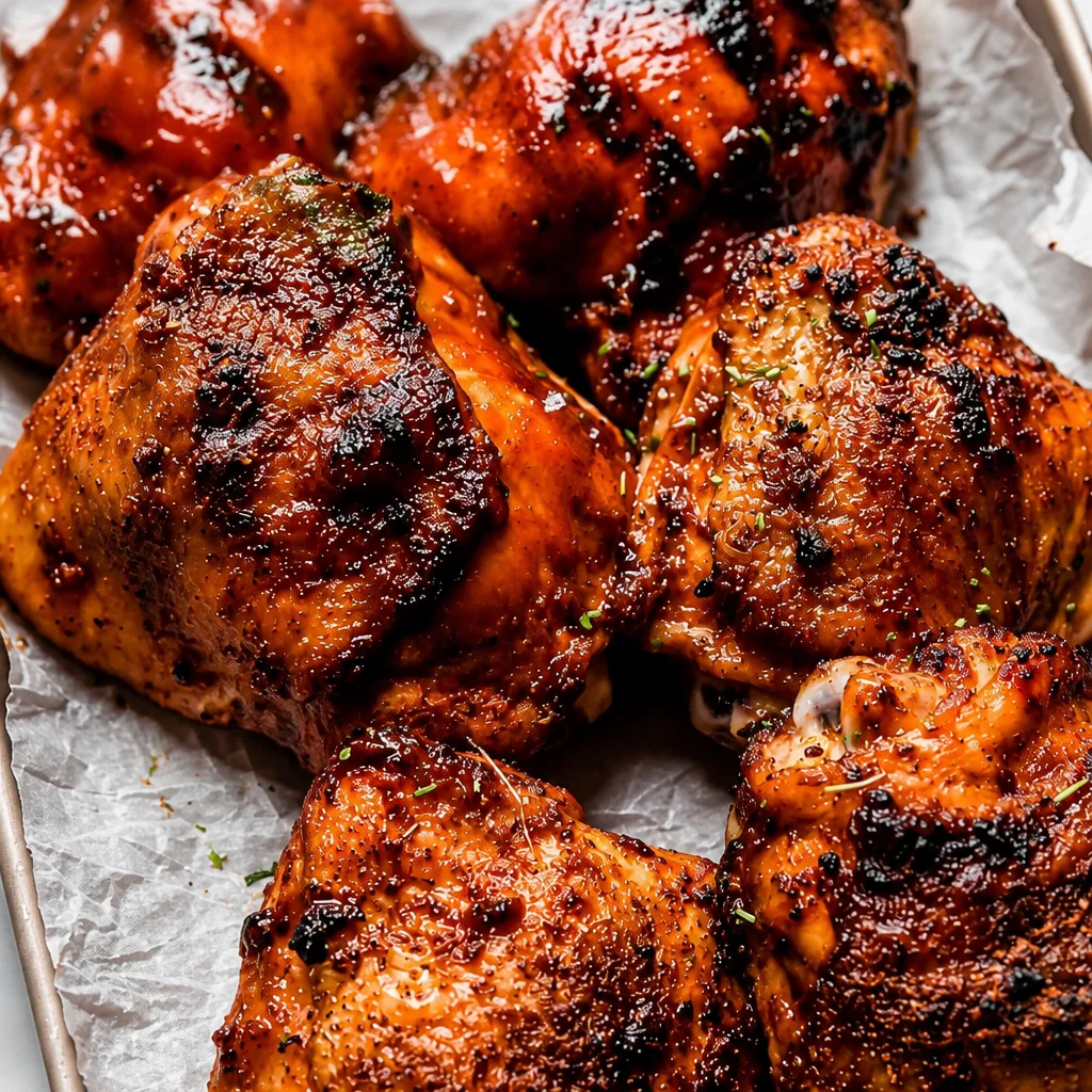 Juicy grilled chicken marinated with a simple, flavorful BBQ marinade recipe.