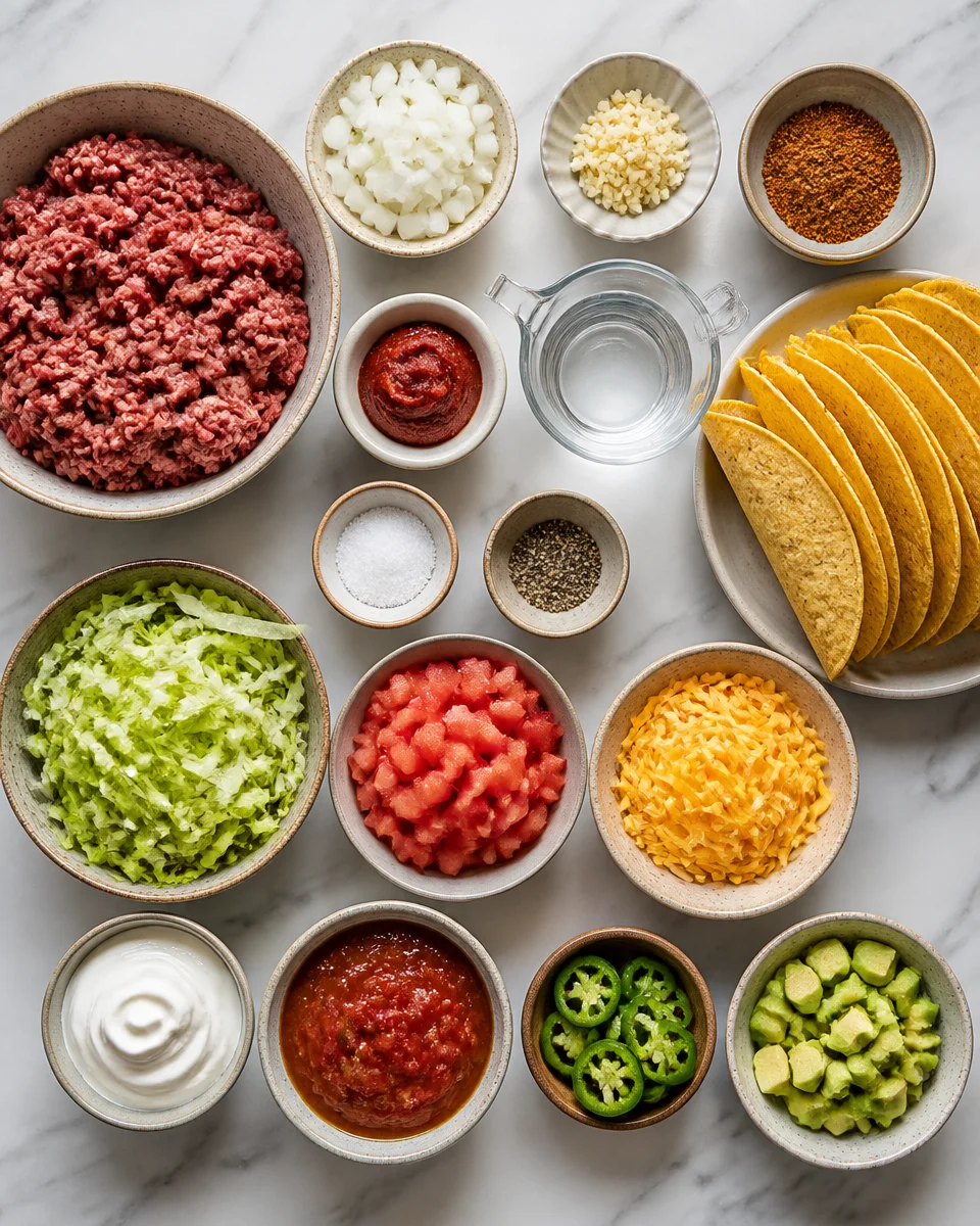 Easy Ground Beef Tacos — Crispy Shell Weeknight Dinner