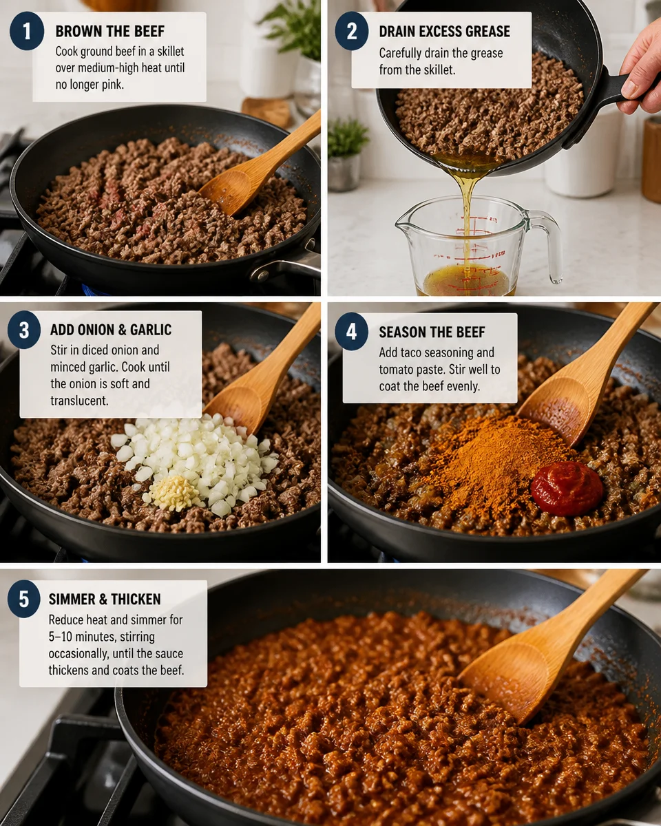Easy Ground Beef Tacos — Crispy Shell Weeknight Dinner