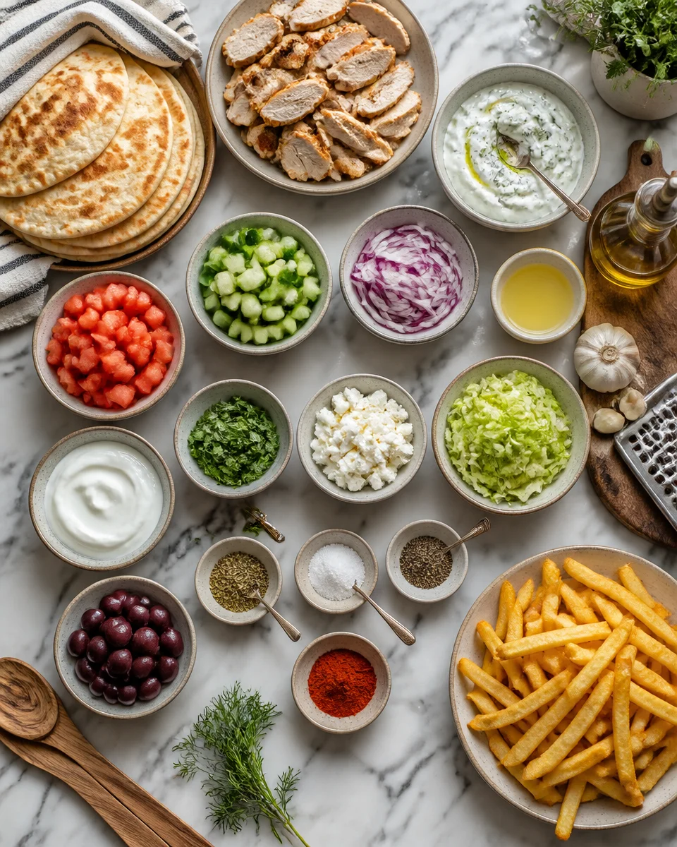 Easy Gyro Sandwich — Homemade Tzatziki Wrap