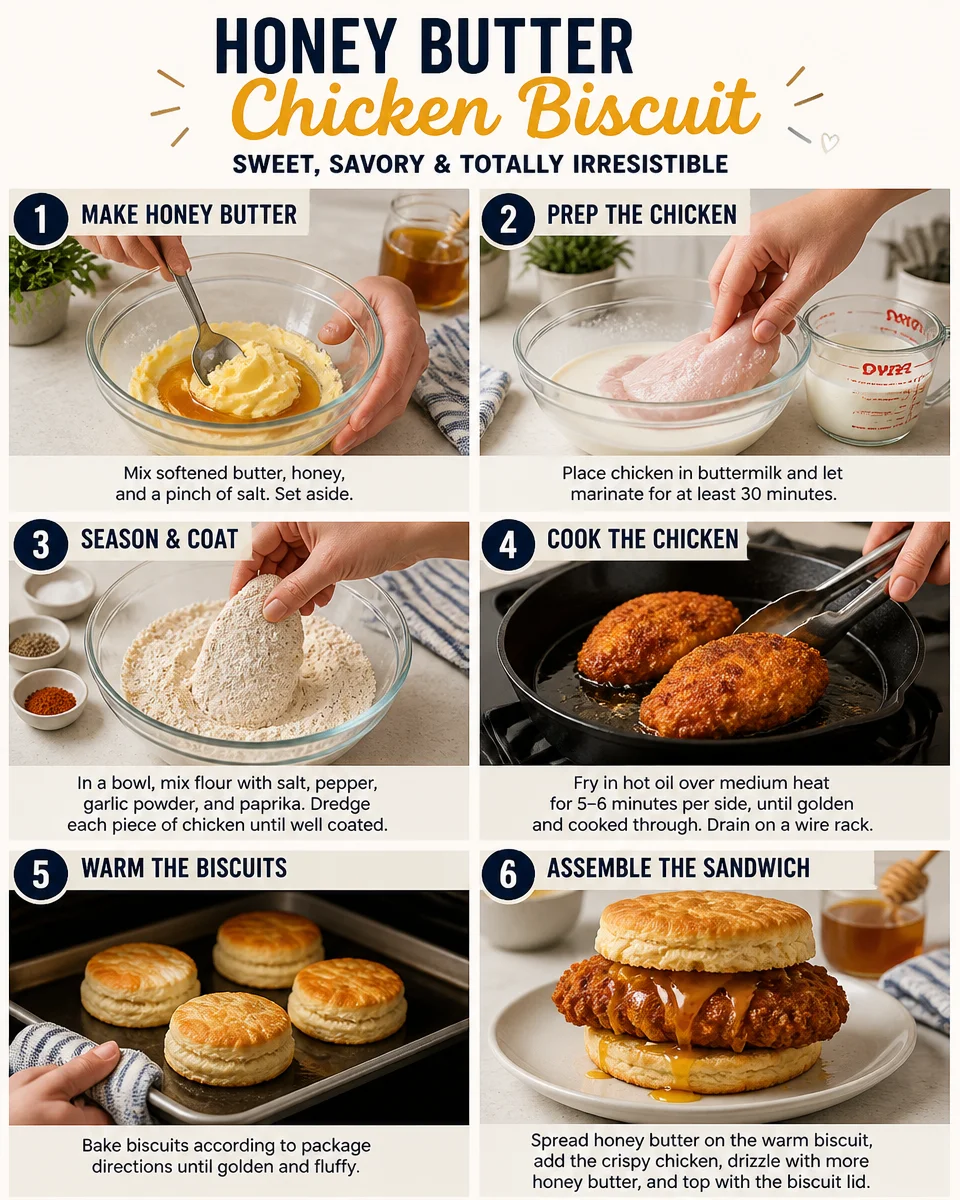 Easy Honey Butter Chicken Biscuits — Copycat Whataburger