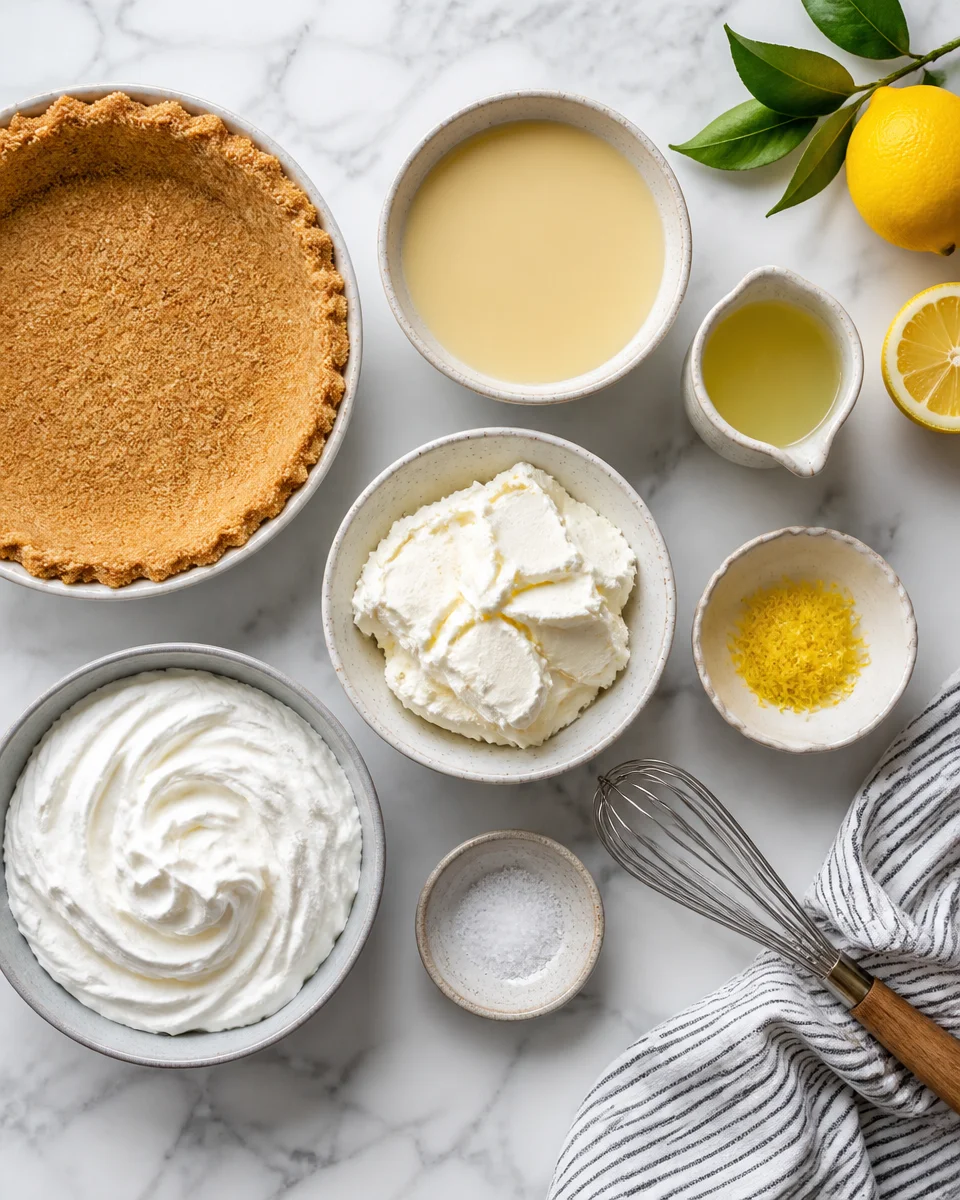 Easy Lemon Icebox Pie — No Bake Creamy Dessert