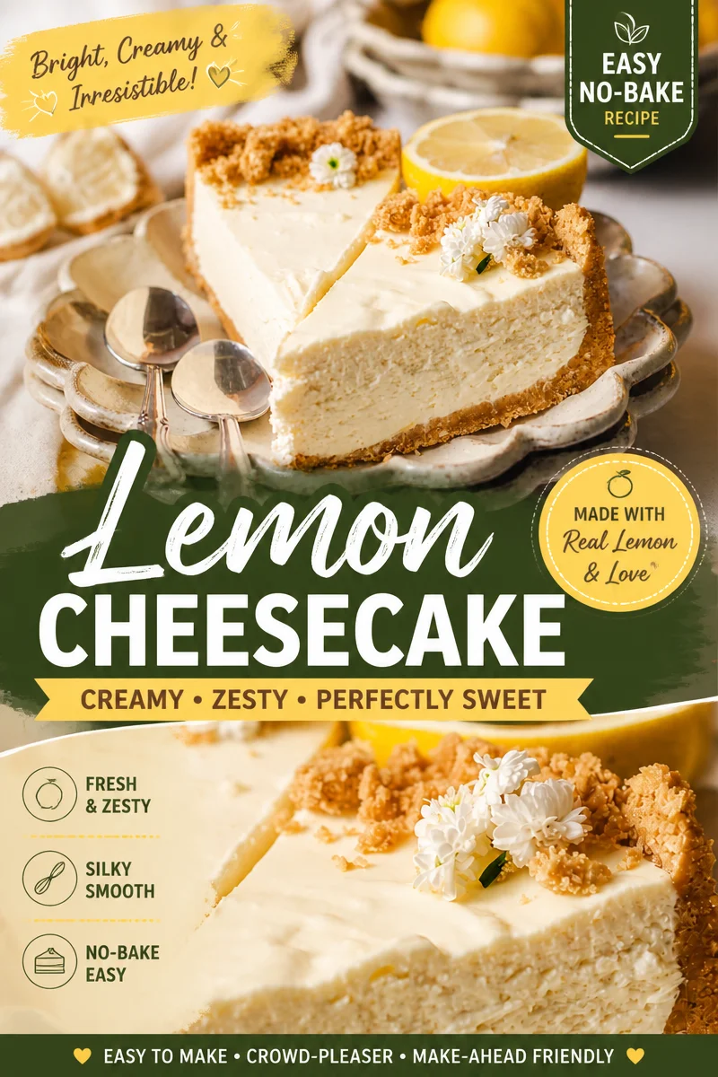 Easy Lemon Icebox Pie — No Bake Creamy Dessert