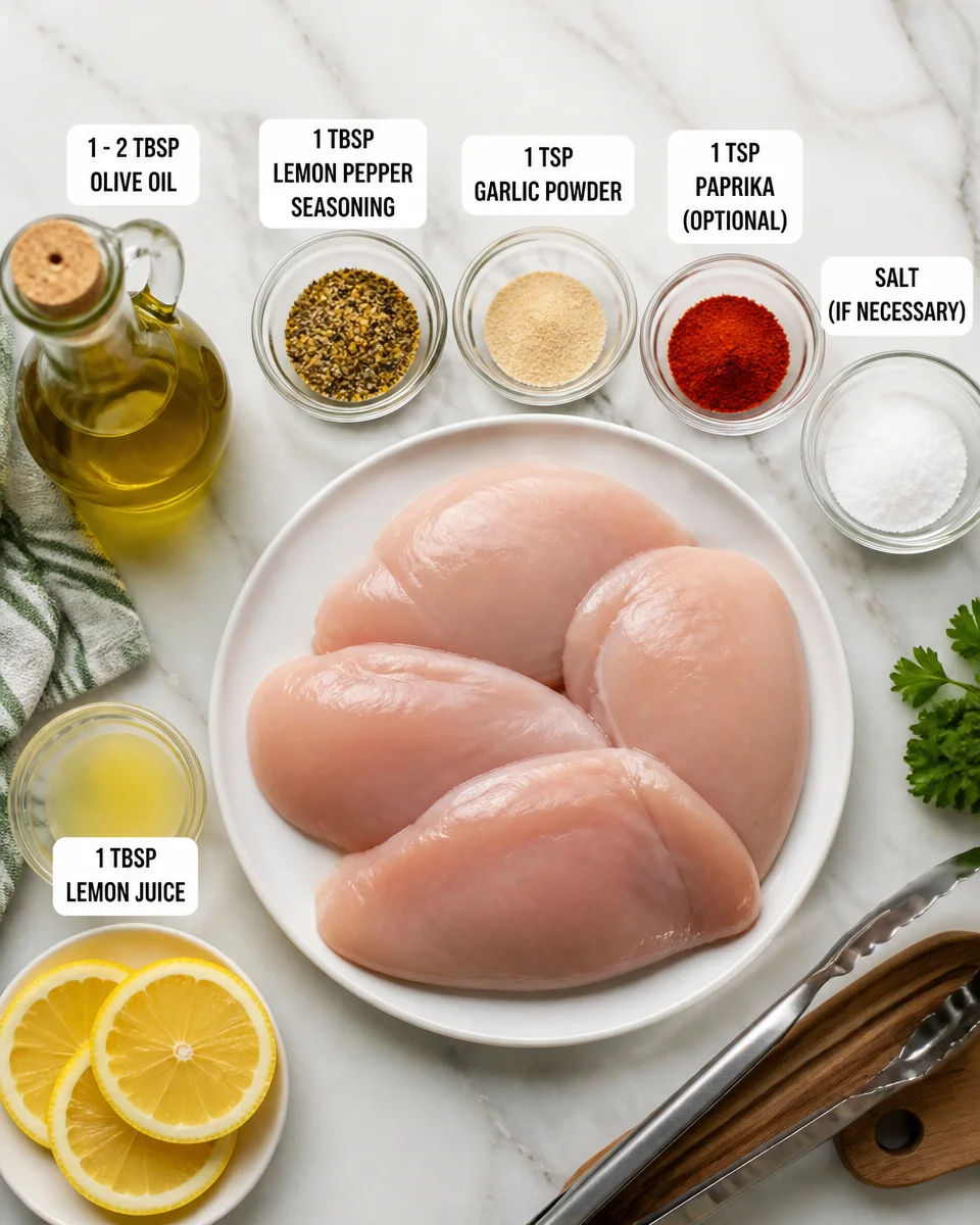 Easy Lemon Pepper Chicken — Juicy Oven Baked