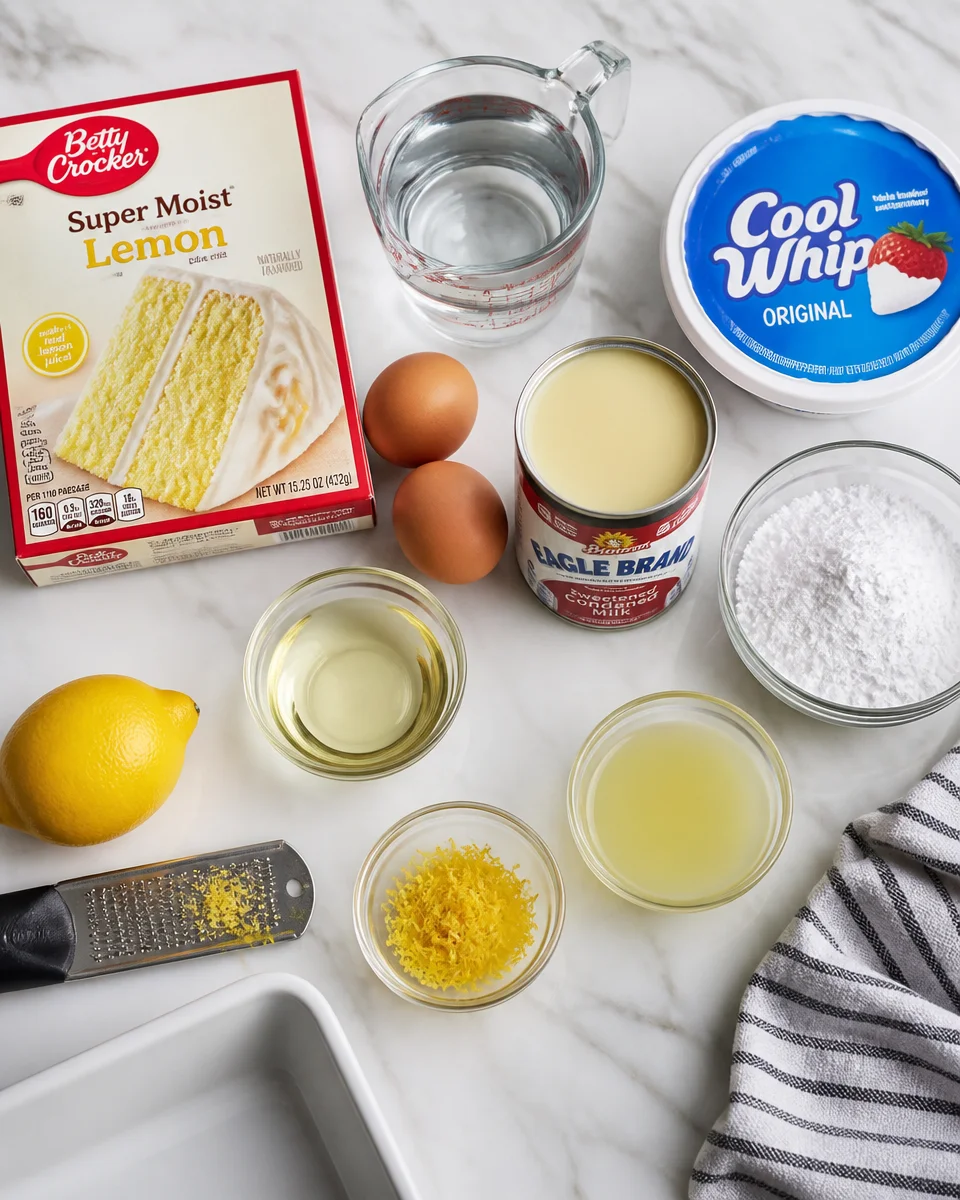 Easy Lemon Poke Cake — Bright Citrus Dessert