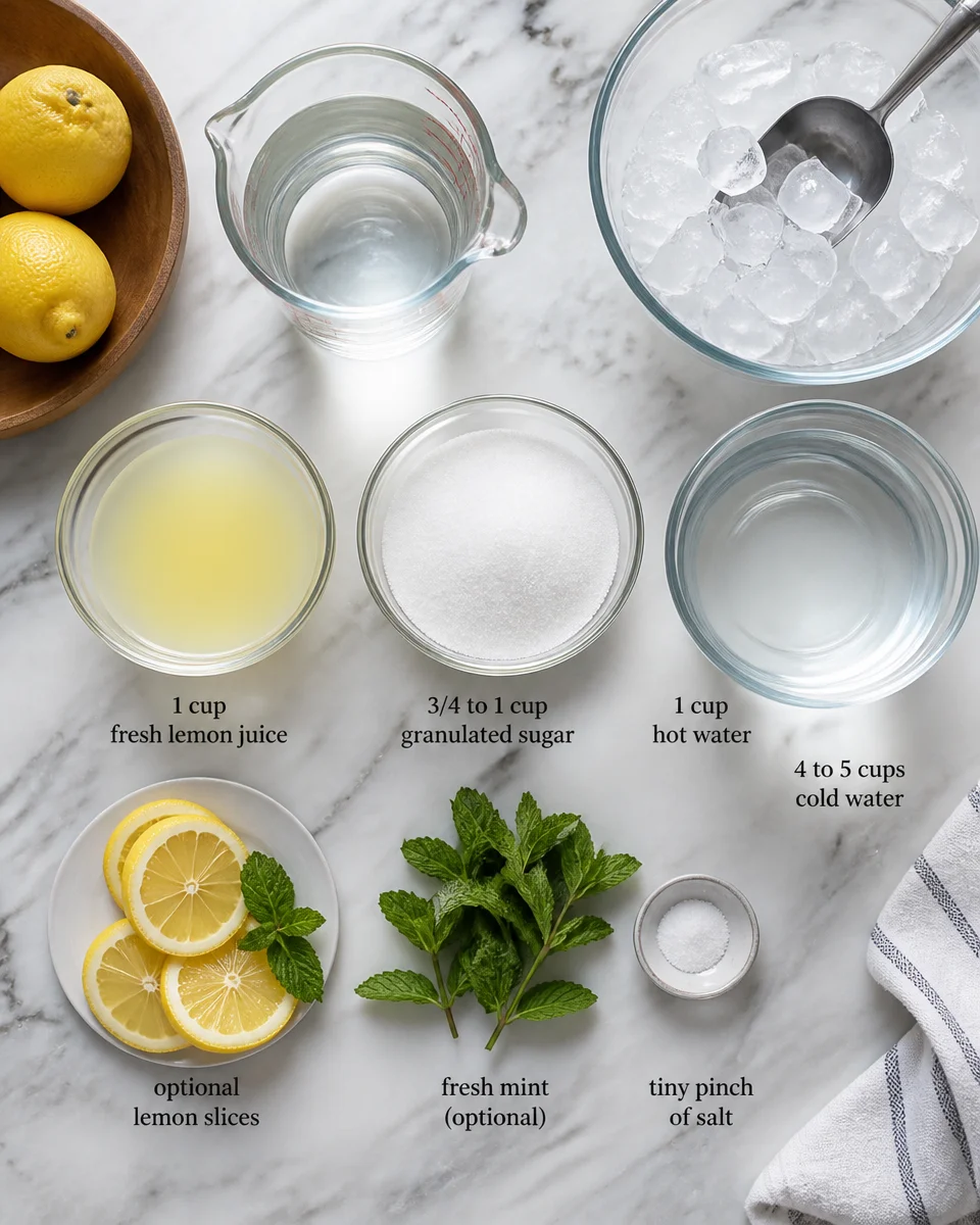 Easy Lemonade Recipe — Homemade Fresh Squeezed