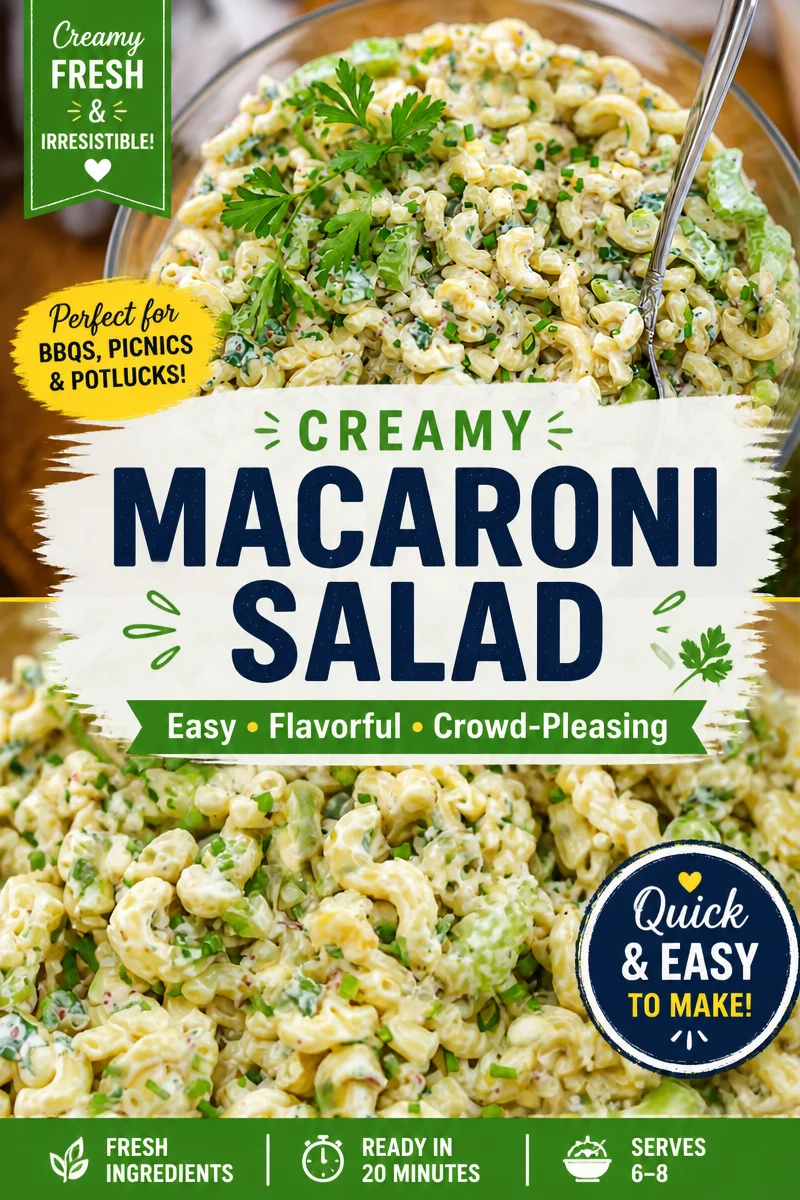 Easy Macaroni Salad — Classic BBQ Side Dish