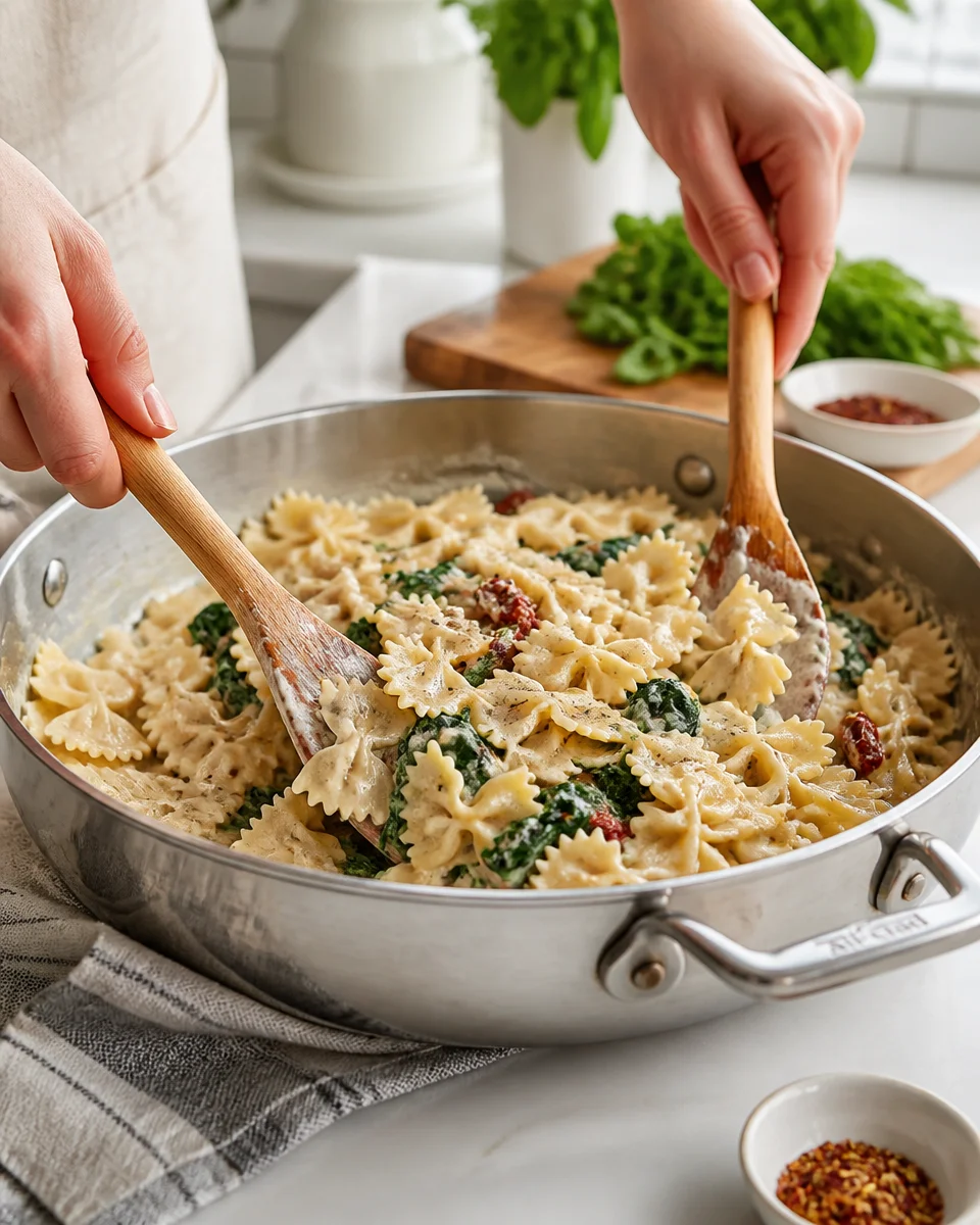 Easy Marry Me Chicken Pasta — Sun Dried Tomato Cream