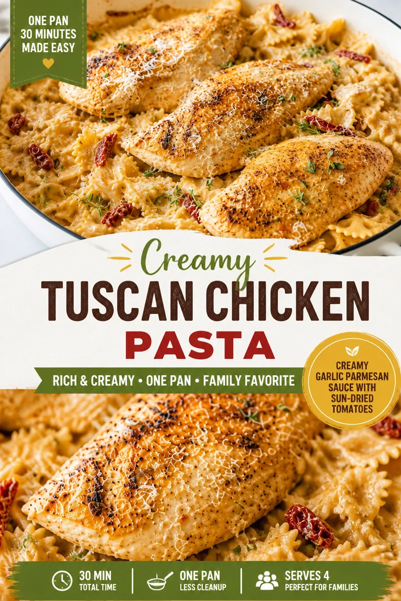 Easy Marry Me Chicken Pasta — Sun Dried Tomato Cream