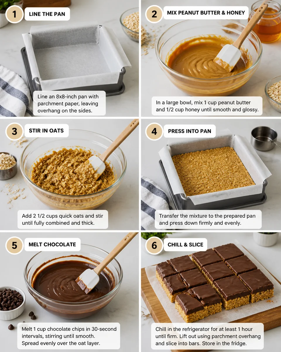 Easy No Bake Peanut Butter Bars — 3 Ingredient Dessert