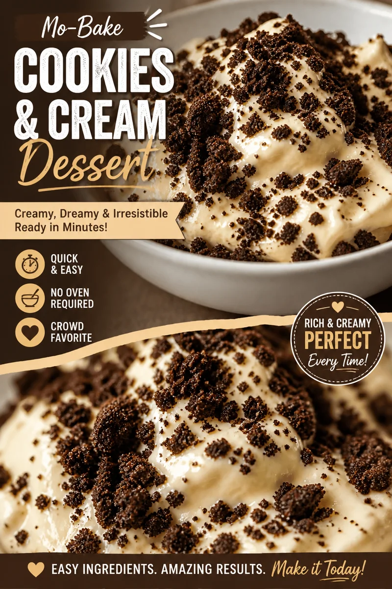 Easy Oreo Dirt Cake — No Bake Layered Dessert
