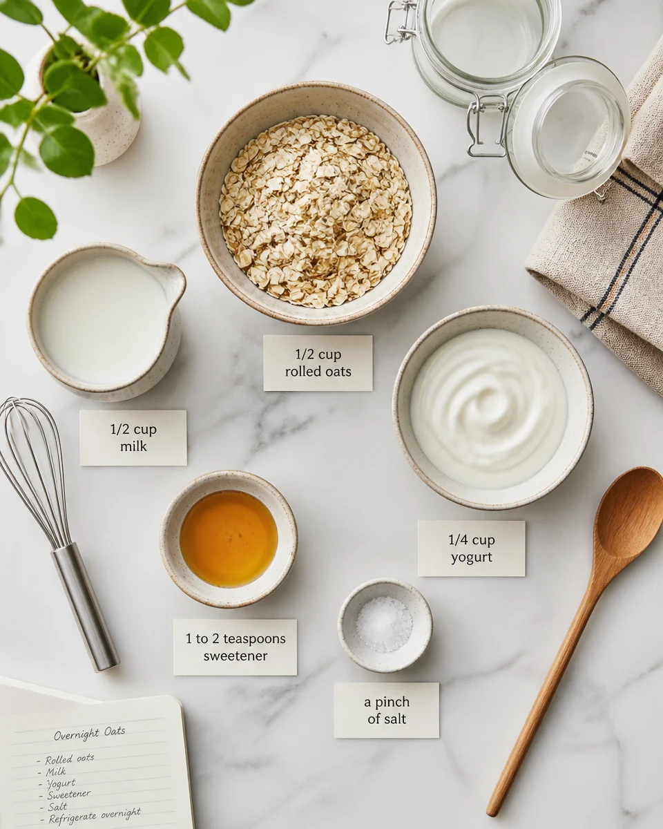 Easy Overnight Oats — 5 Flavors to Try