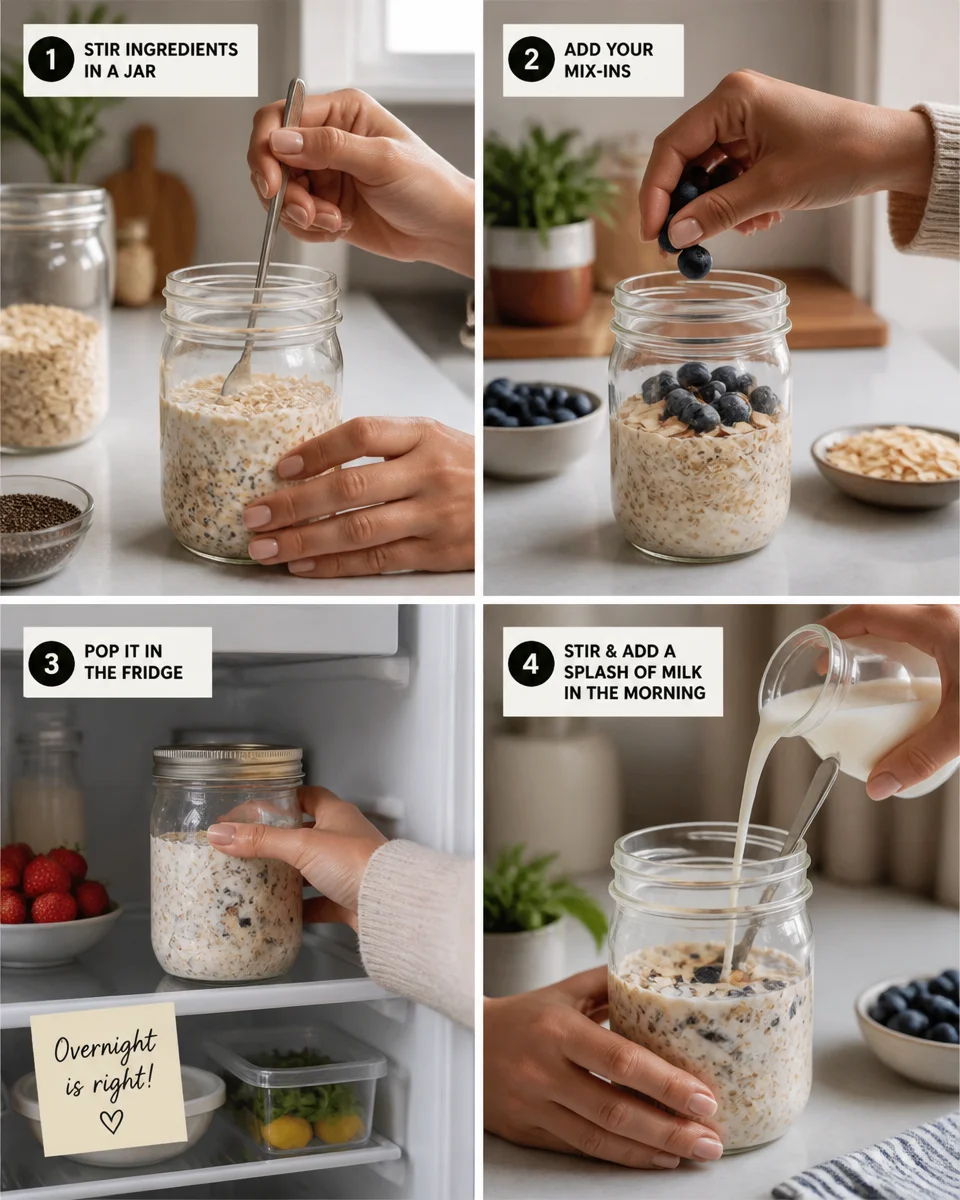 Easy Overnight Oats — 5 Flavors to Try