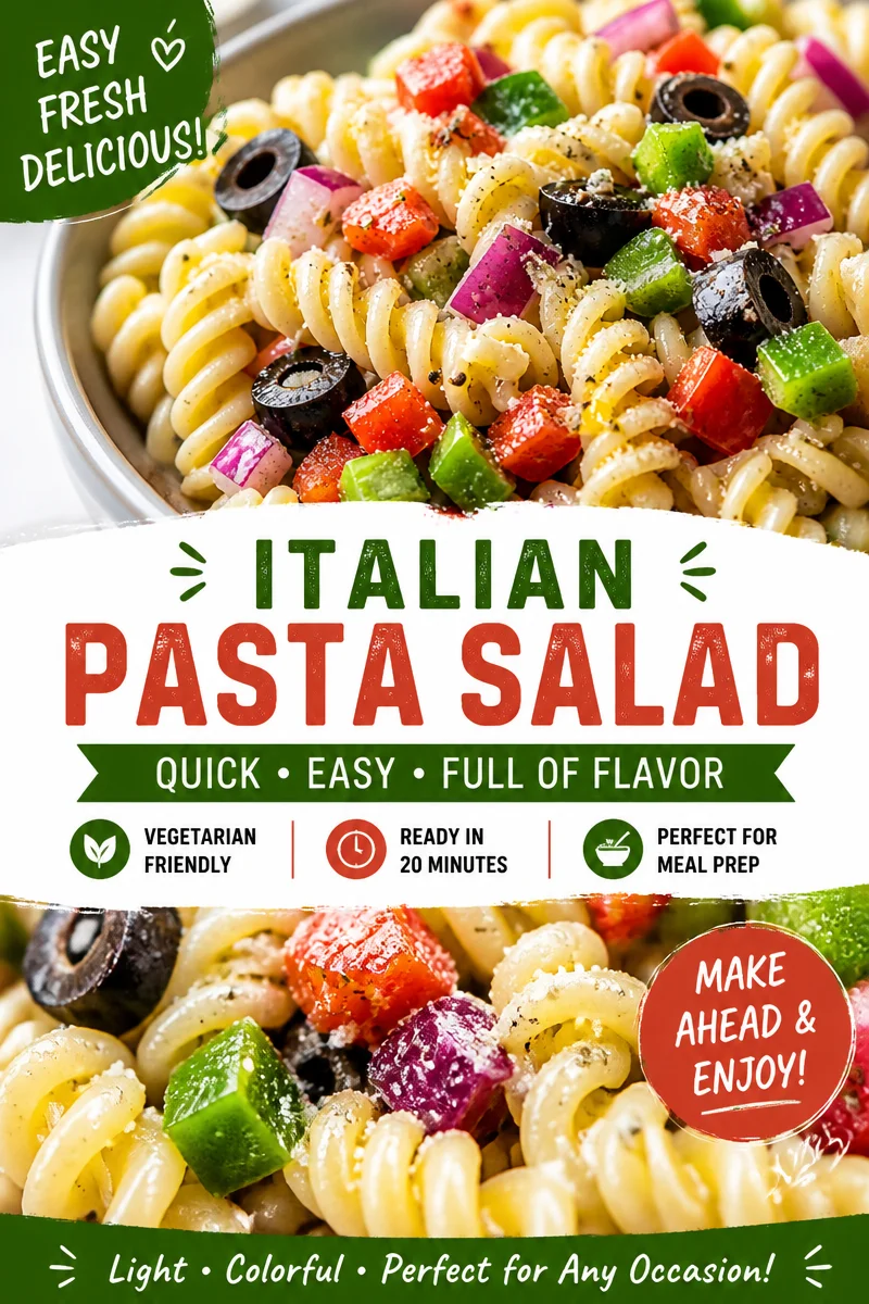 Easy Pasta Salad with Italian Dressing — Cold Summer Pasta