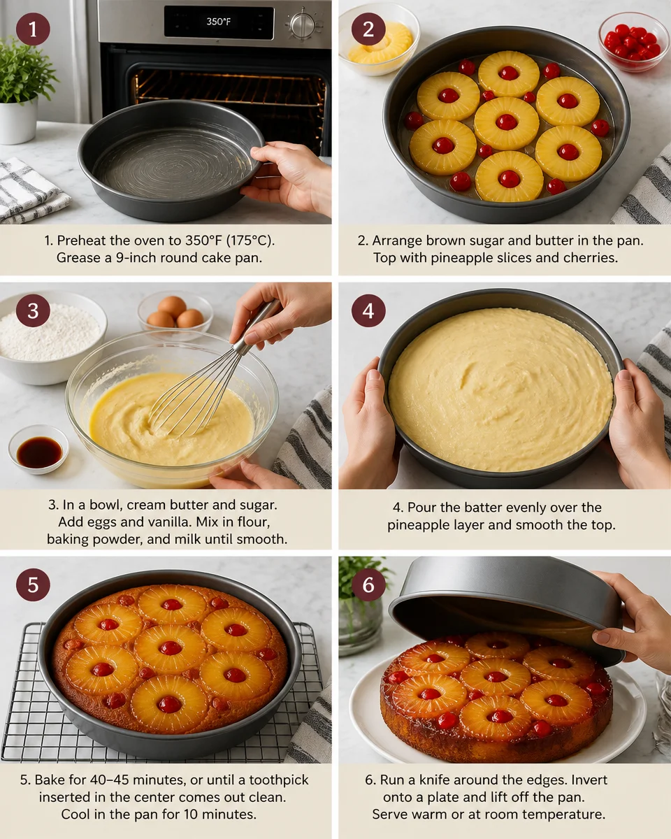 Easy Pineapple Upside Down Cake — Classic Southern Recipe