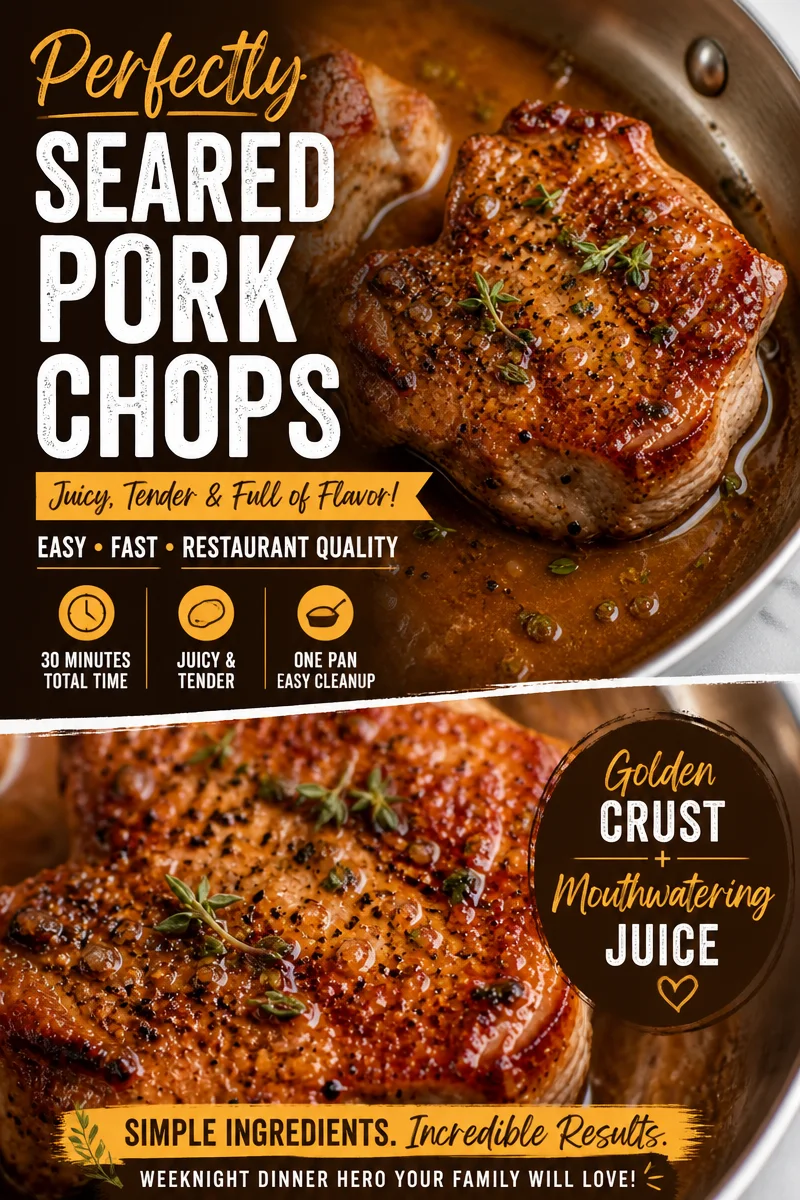 Easy Pork Chops with Apple Cider Glaze — Fall Flavors