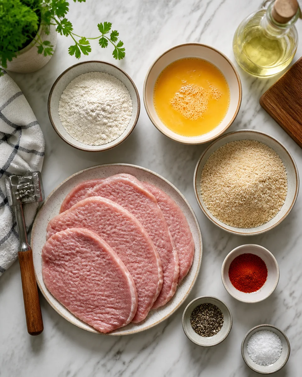 Easy Pork Schnitzel — Crispy German Breaded Cutlet