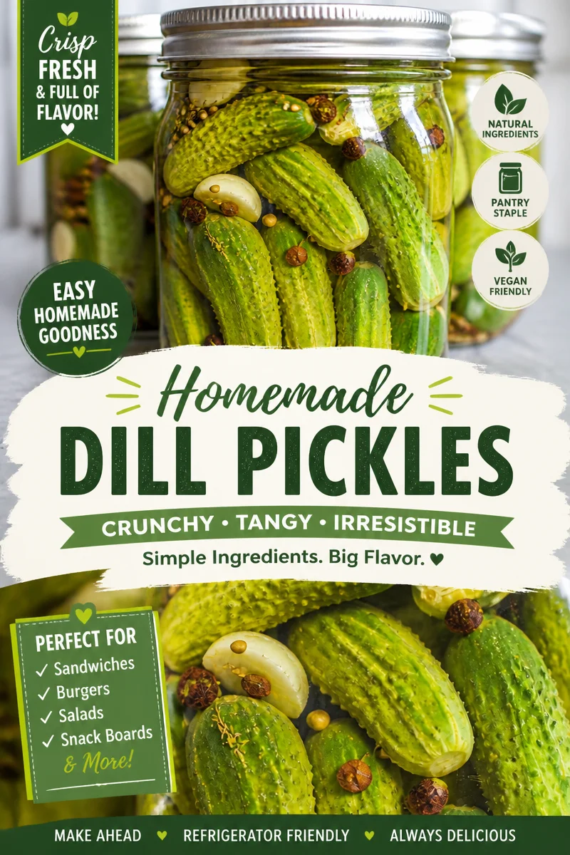 Easy Refrigerator Pickles — Quick No Canning Cucumber Recipe