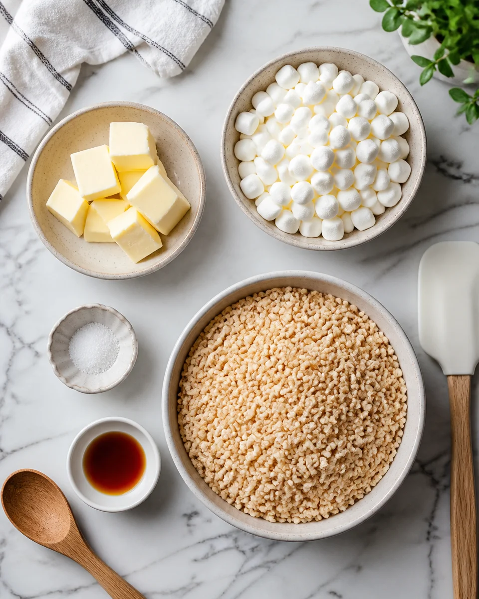 Easy Rice Krispie Treats — Gooey Marshmallow Squares