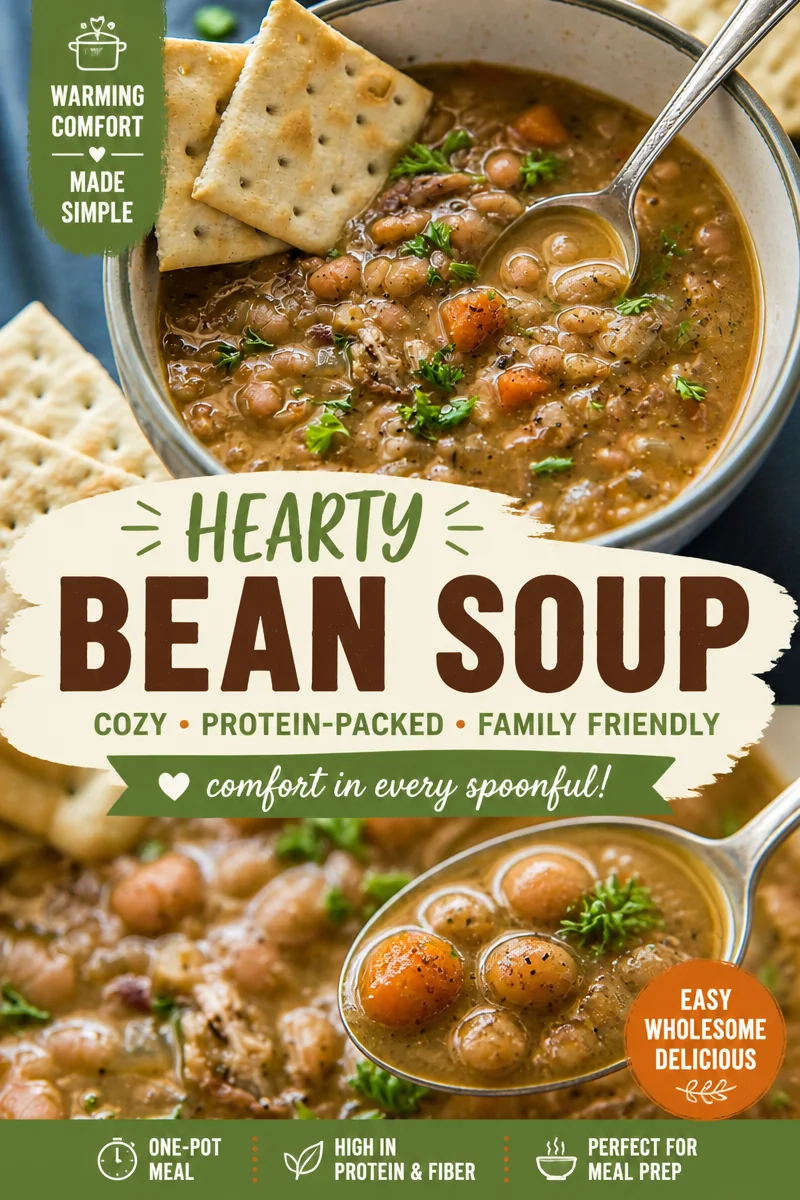 Easy Senate Bean Soup — Classic White Bean Ham