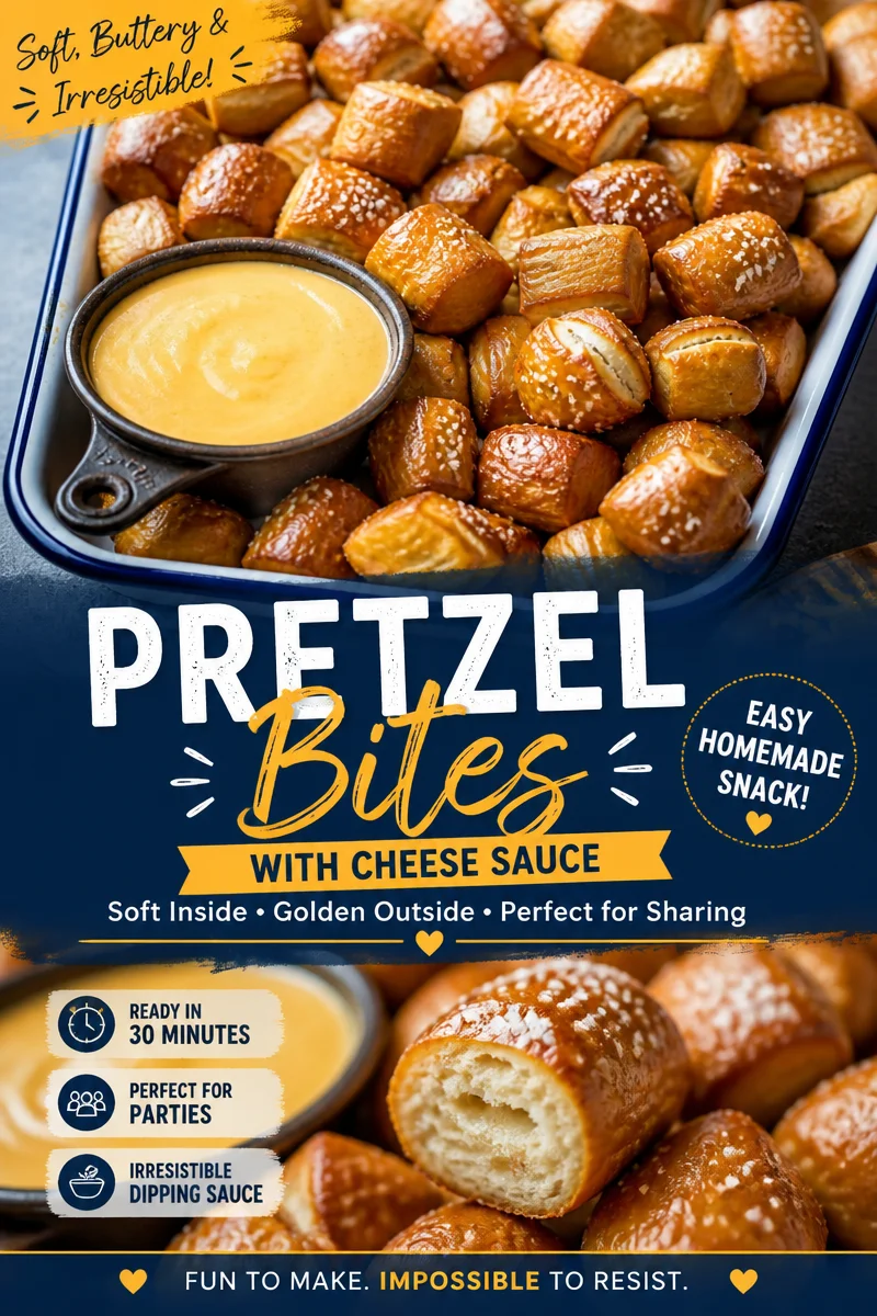 Easy Soft Pretzel Bites — Buttery Homemade