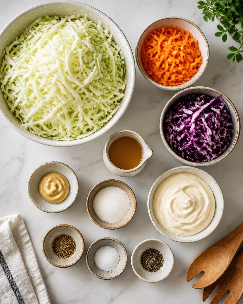 Easy Southern Coleslaw — Creamy BBQ Side