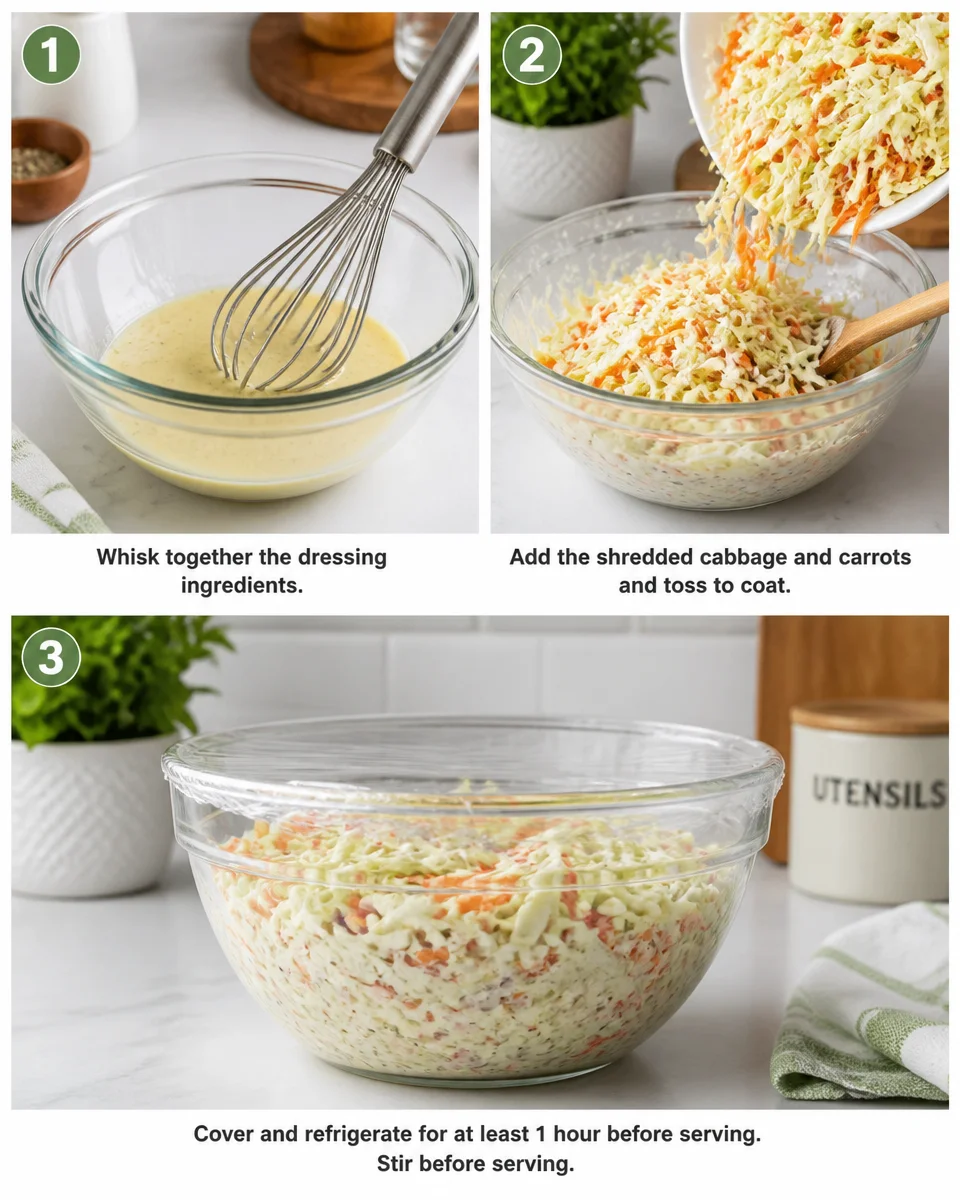 Easy Southern Coleslaw — Creamy BBQ Side