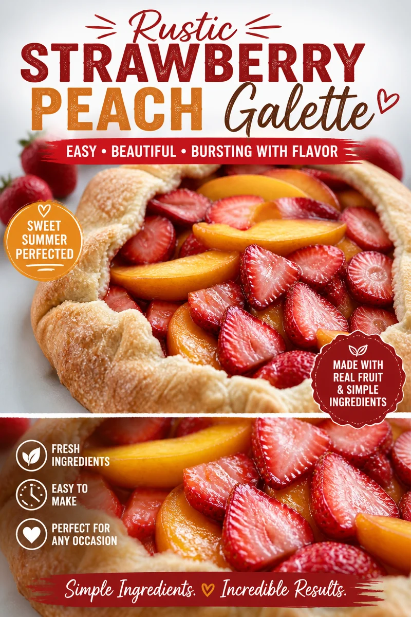 Easy Strawberry Galette — Rustic Free Form Tart