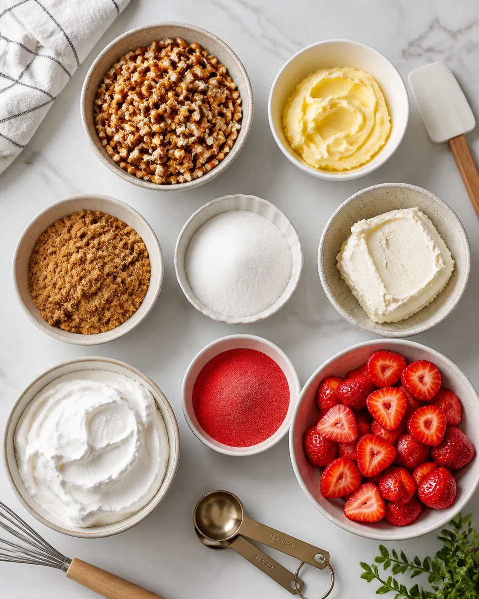 Easy Strawberry Pretzel Salad — Classic Southern Dessert