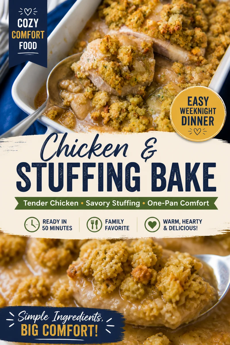 Easy Stuffed Pork Chops — Apple and Stuffing Filled