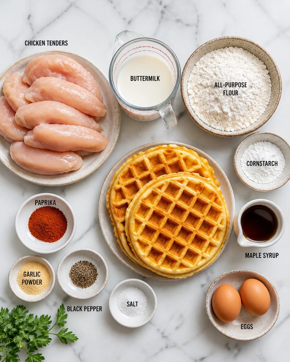 Easy Waffle Sandwich — Breakfast Chicken and Waffle