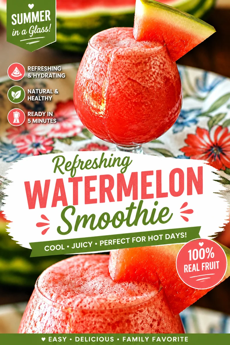 Easy Watermelon Lemonade — 3 Ingredient Summer Drink