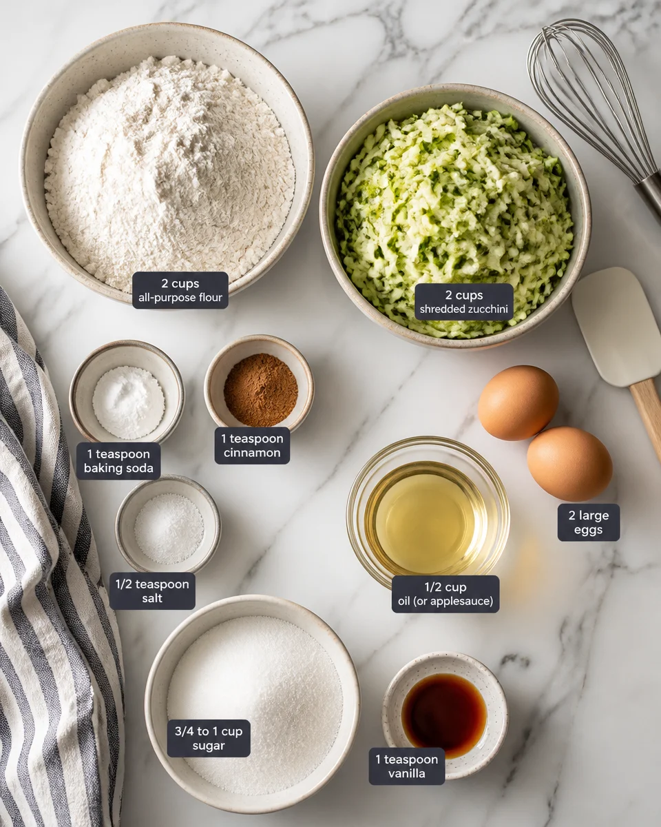 Easy Zucchini Bread — Moist One Bowl Recipe