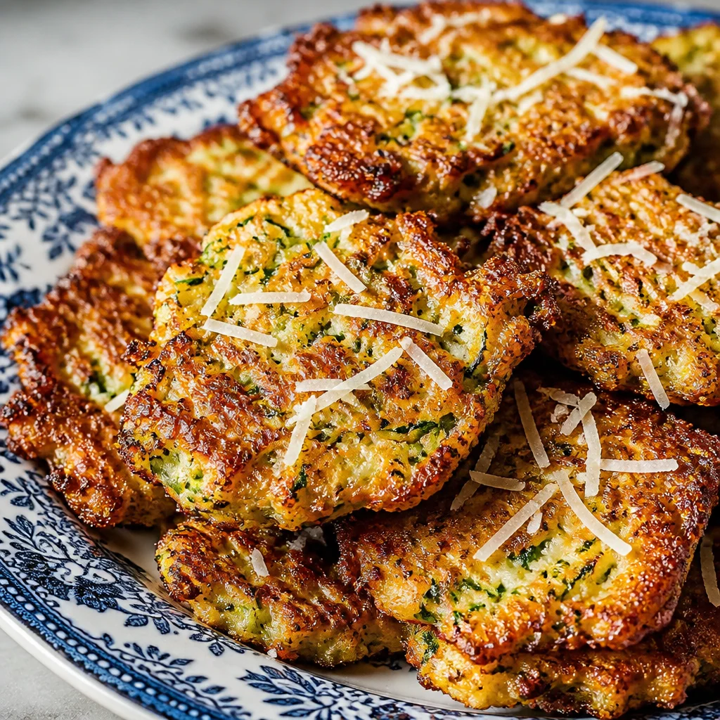 Crispy Easy Zucchini Fritters served with Sriracha mayo, garnished with herbs.