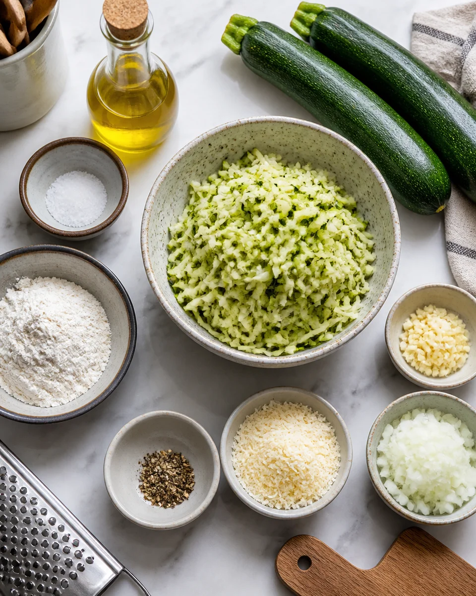 Easy Zucchini Fritters — Crispy Pan Fried Recipe