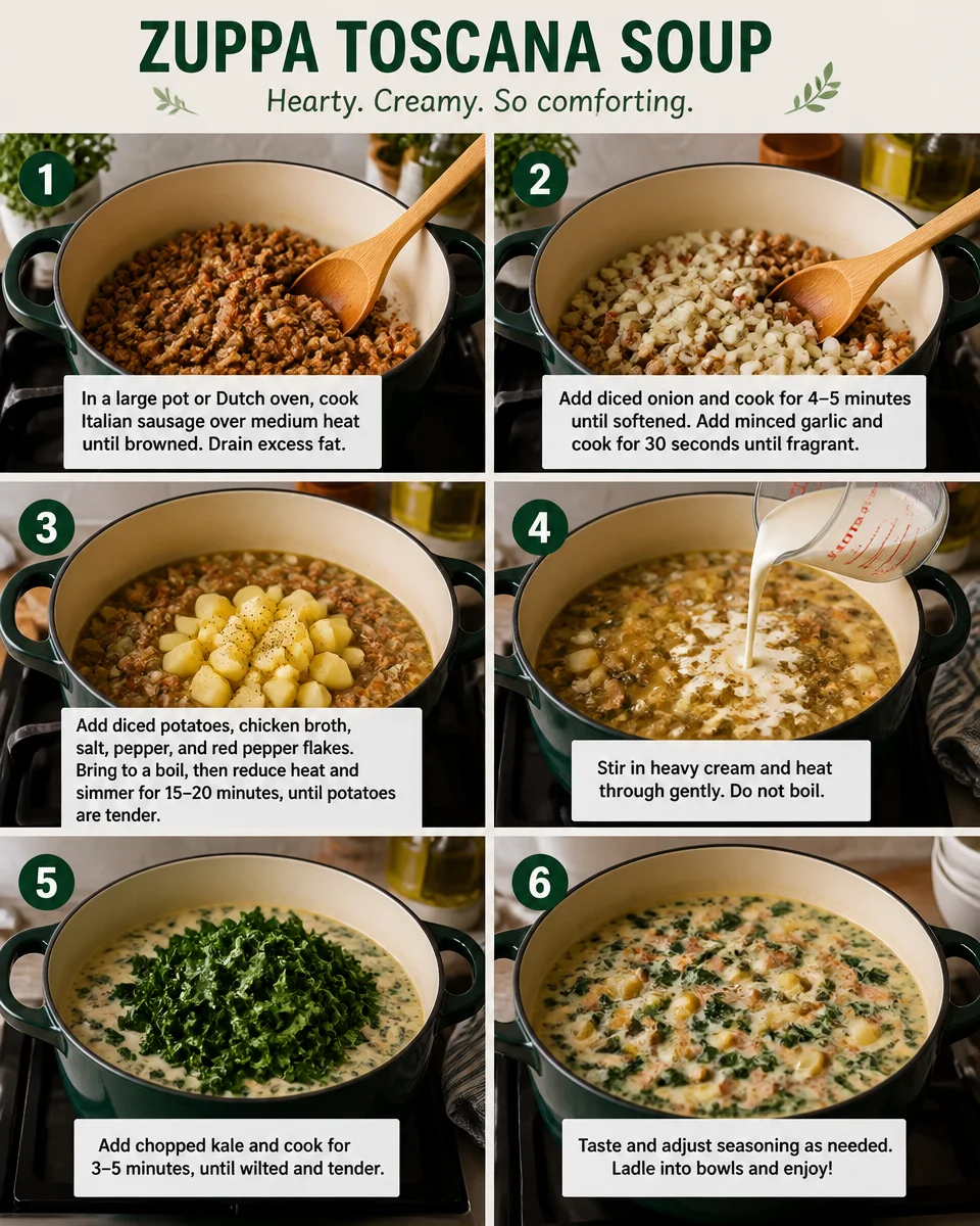 Easy Zuppa Toscana — Olive Garden Copycat Soup