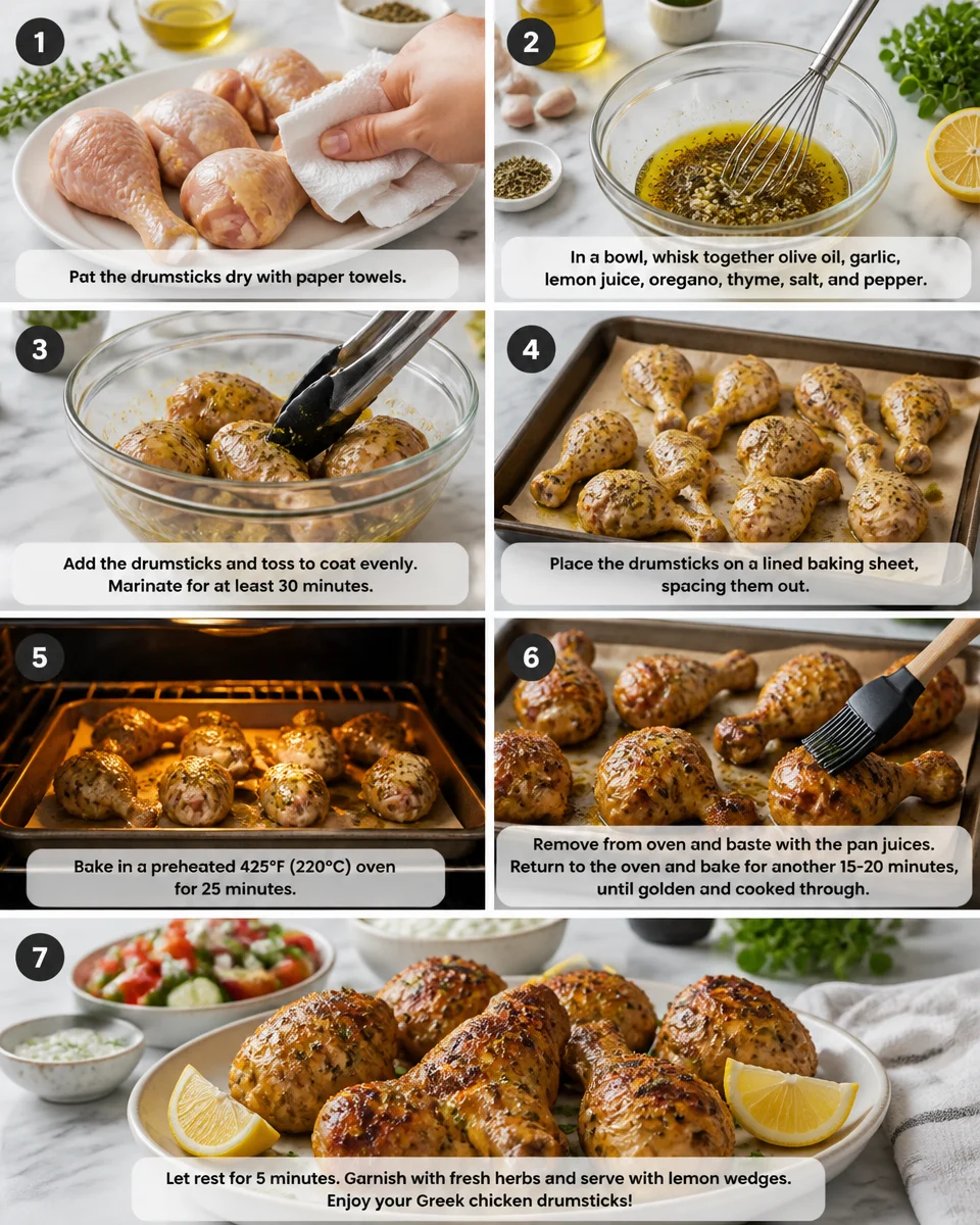Greek Chicken Drumsticks