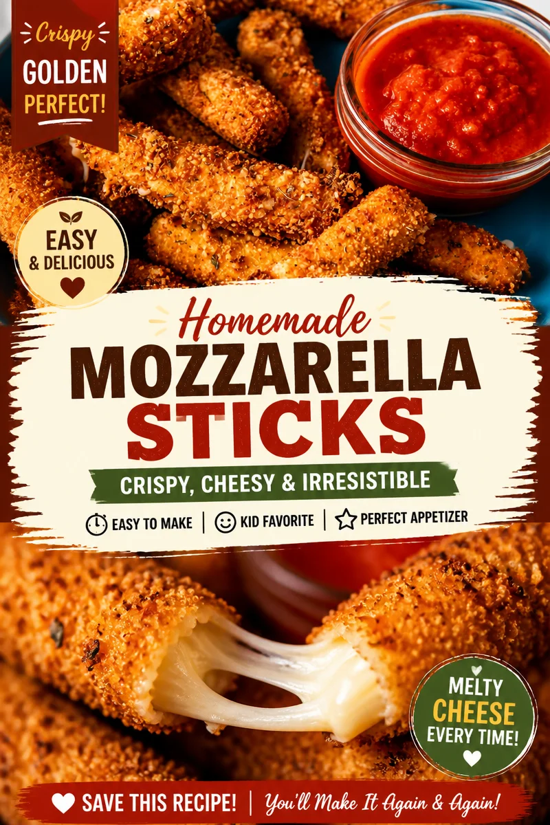 Homemade Mozzarella Sticks — Crispy Fried From Scratch