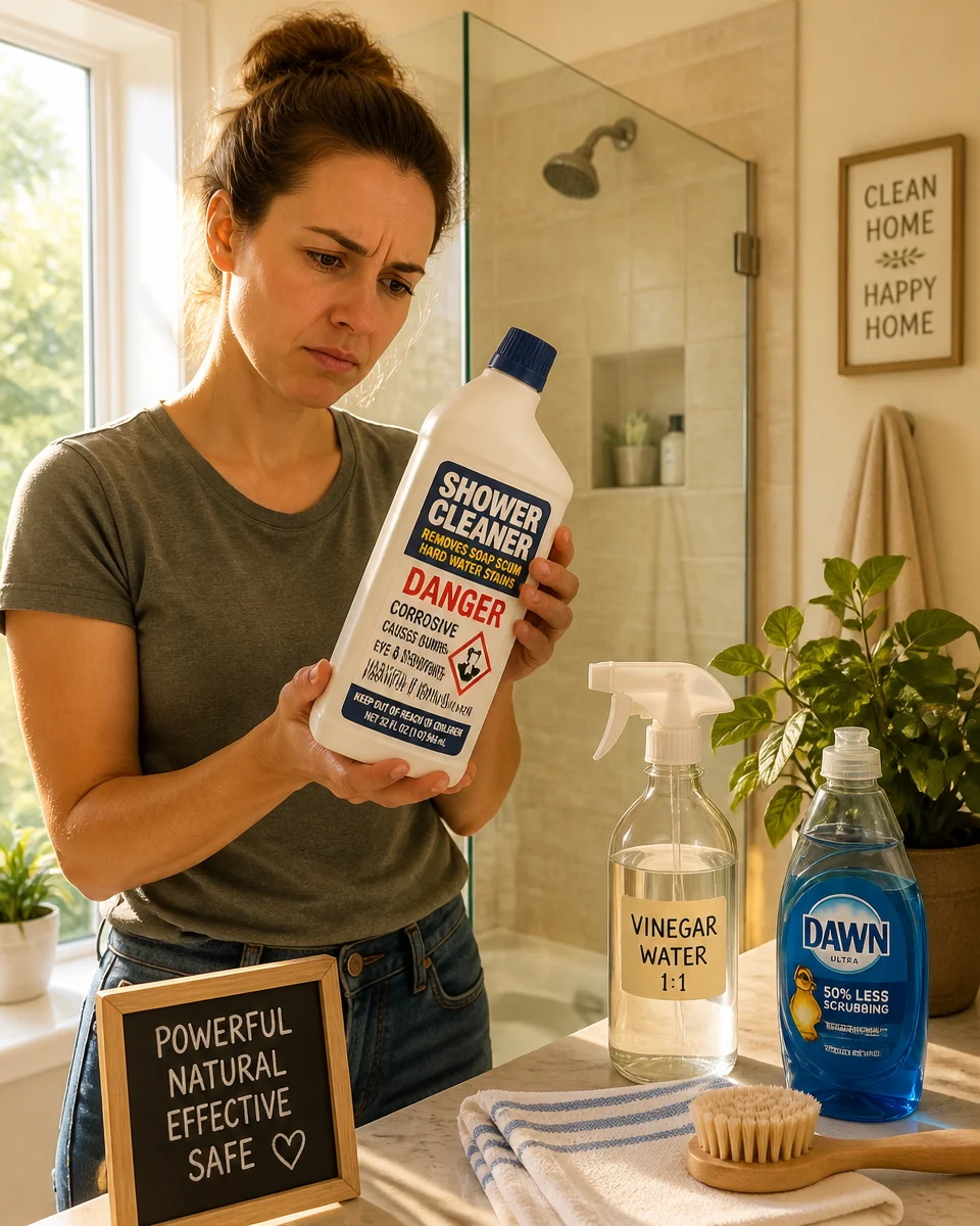 How A Simple Vinegar And Dawn Mix Keeps Your Tub And Shower Spotless