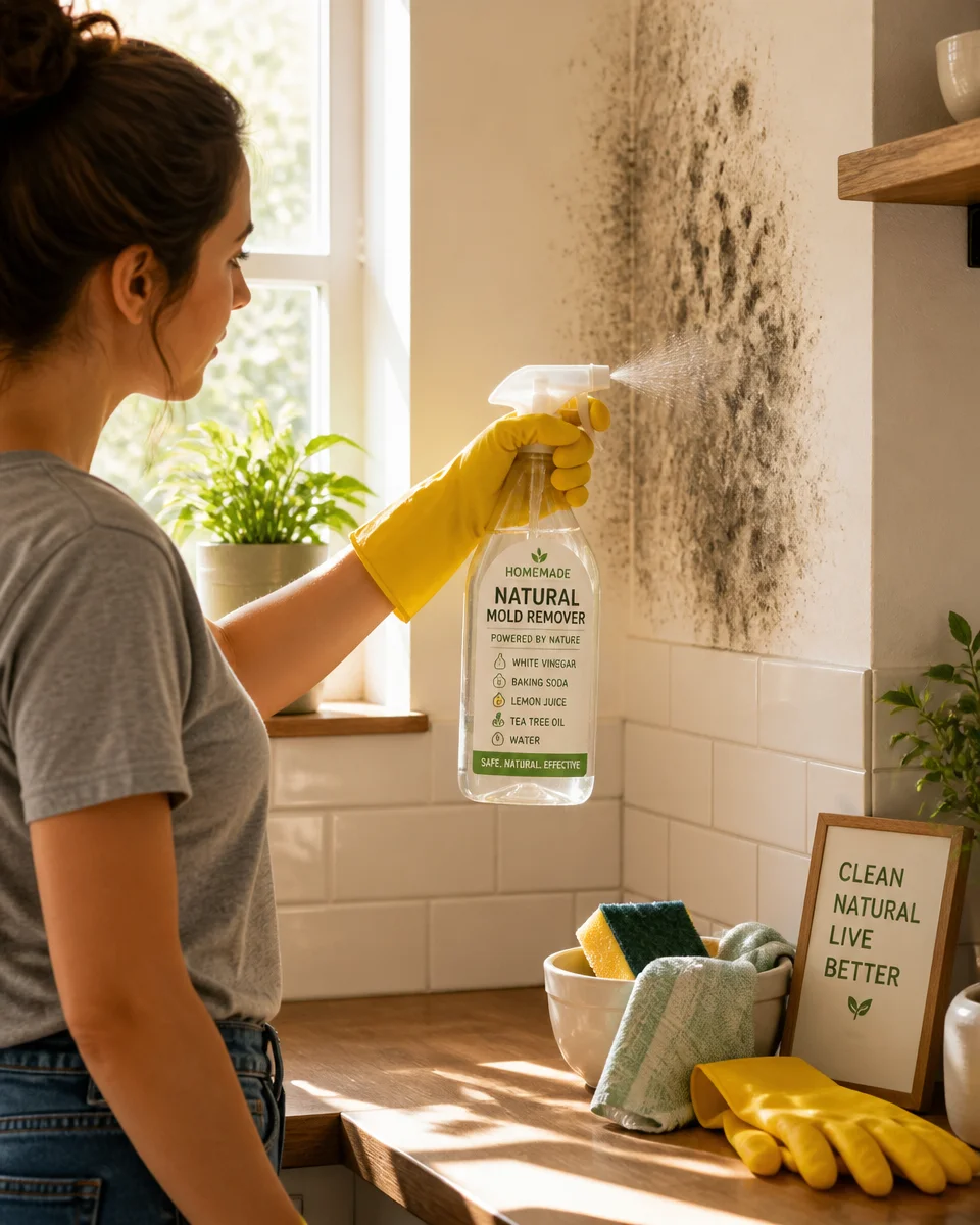 How To Get Rid Of Black Mold Naturally Without Bleach