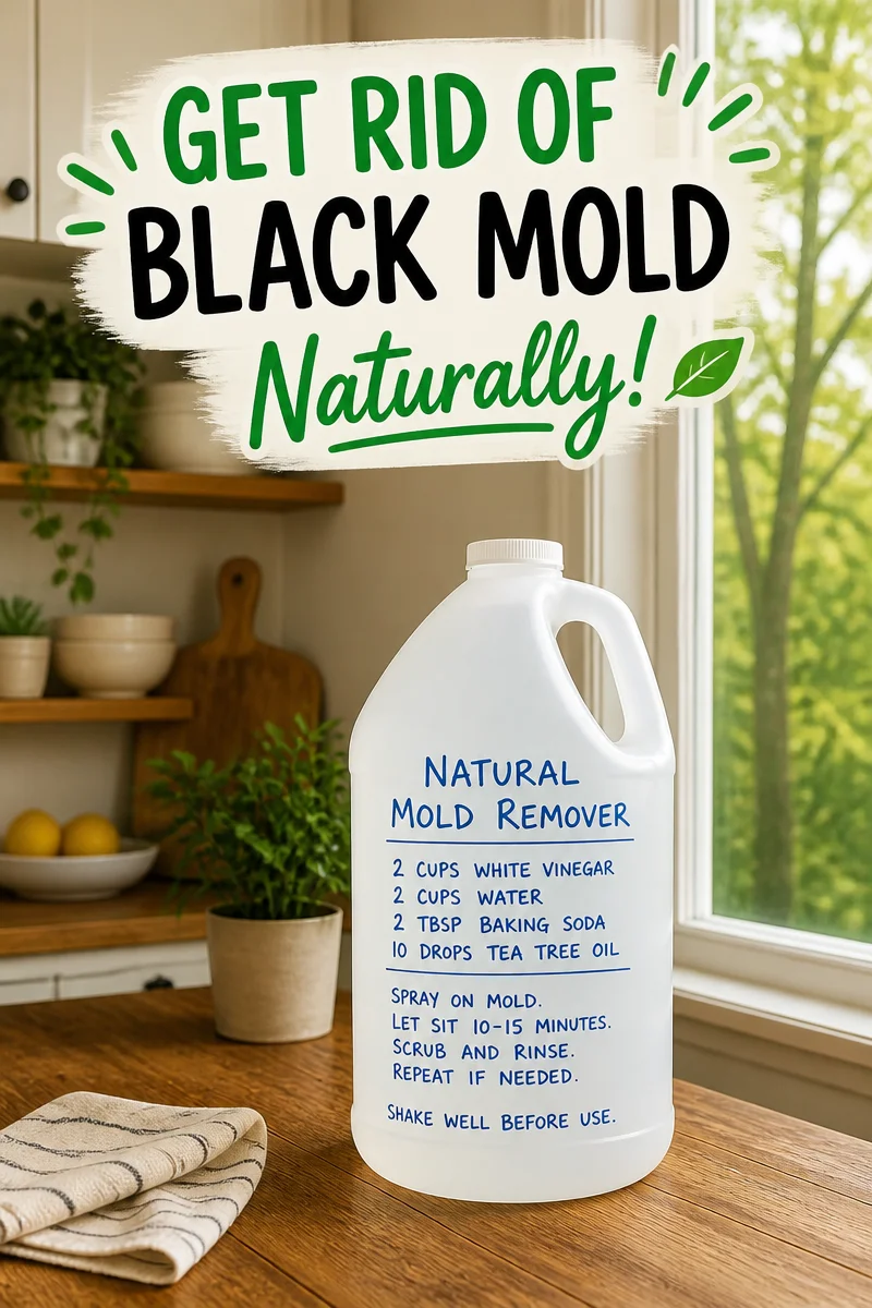 How To Get Rid Of Black Mold Naturally Without Bleach