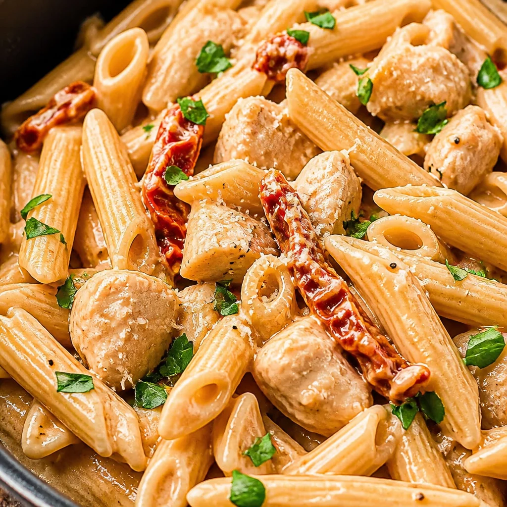 Creamy Marry Me Chicken Pasta with Sun Dried Tomato Sauce and Spinach