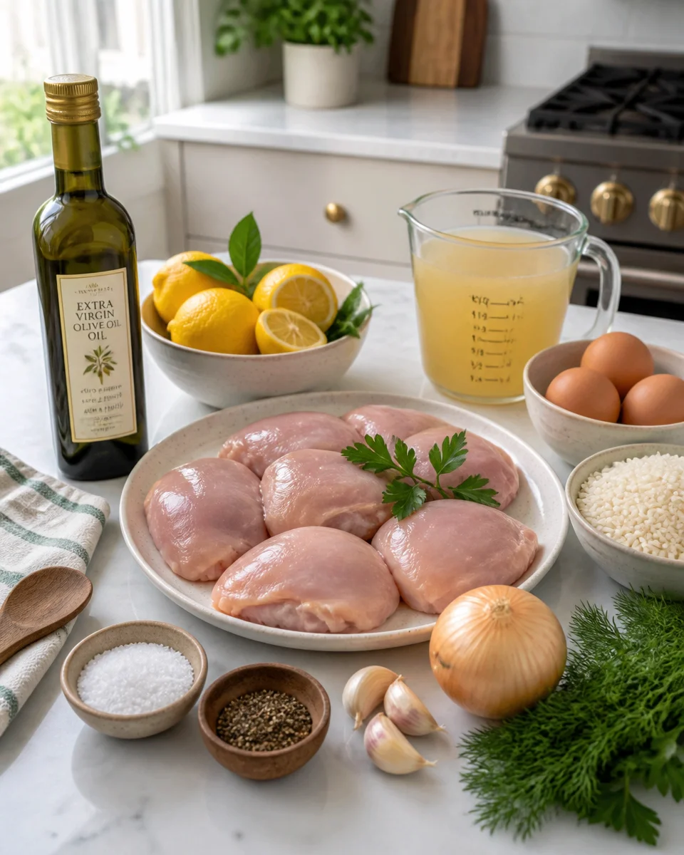 Mediterranean Lemon Chicken Soup — Easy One Pot