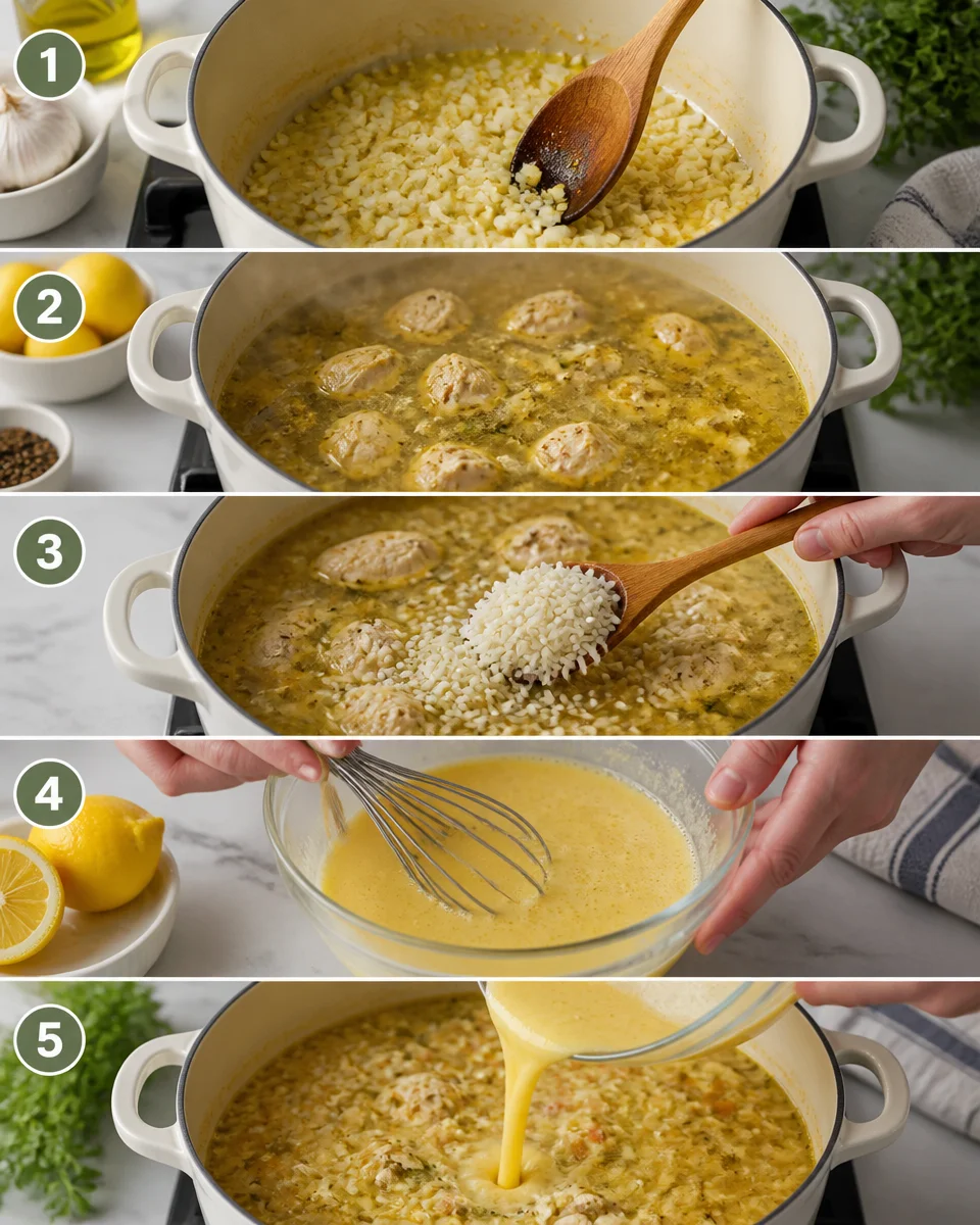 Mediterranean Lemon Chicken Soup — Easy One Pot