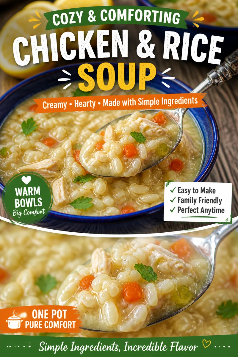 Mediterranean Lemon Chicken Soup — Easy One Pot