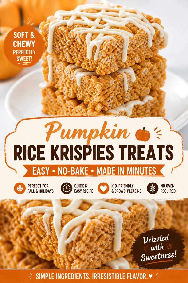 Pumpkin Spice Rice Krispie Treats