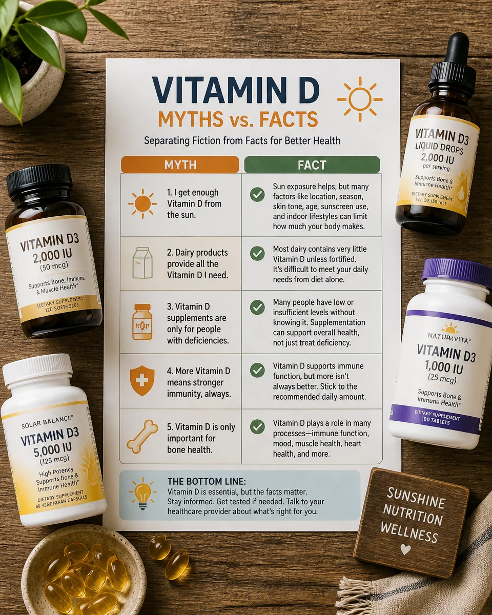 Taking Your Vitamins Anytime Is Fine Is One Of Those Health Myths That Sounds Harmless