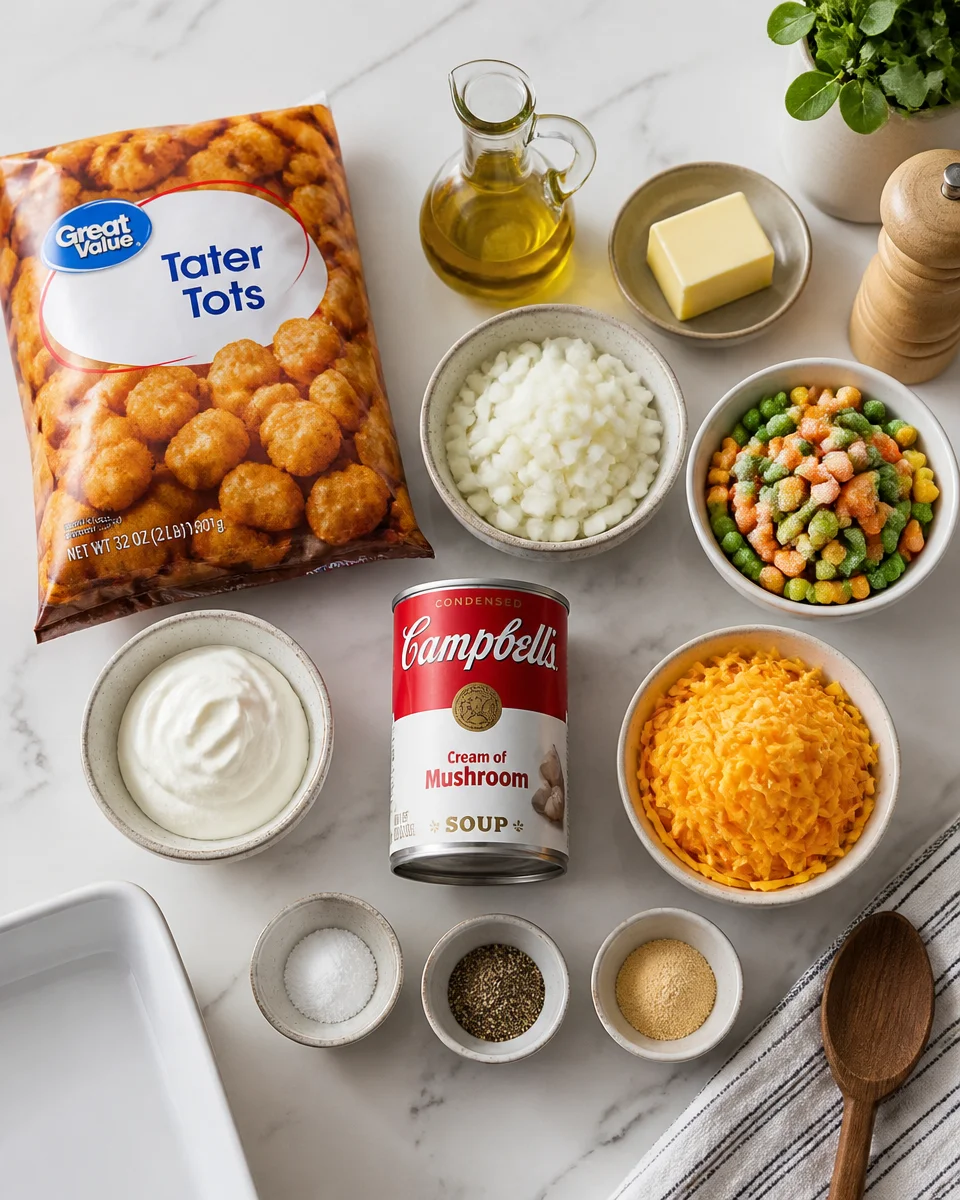 Tater Tot Casserole Without Meat