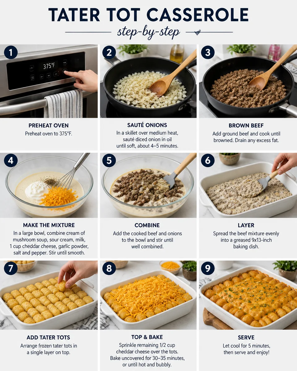 Tater Tot Casserole Without Meat